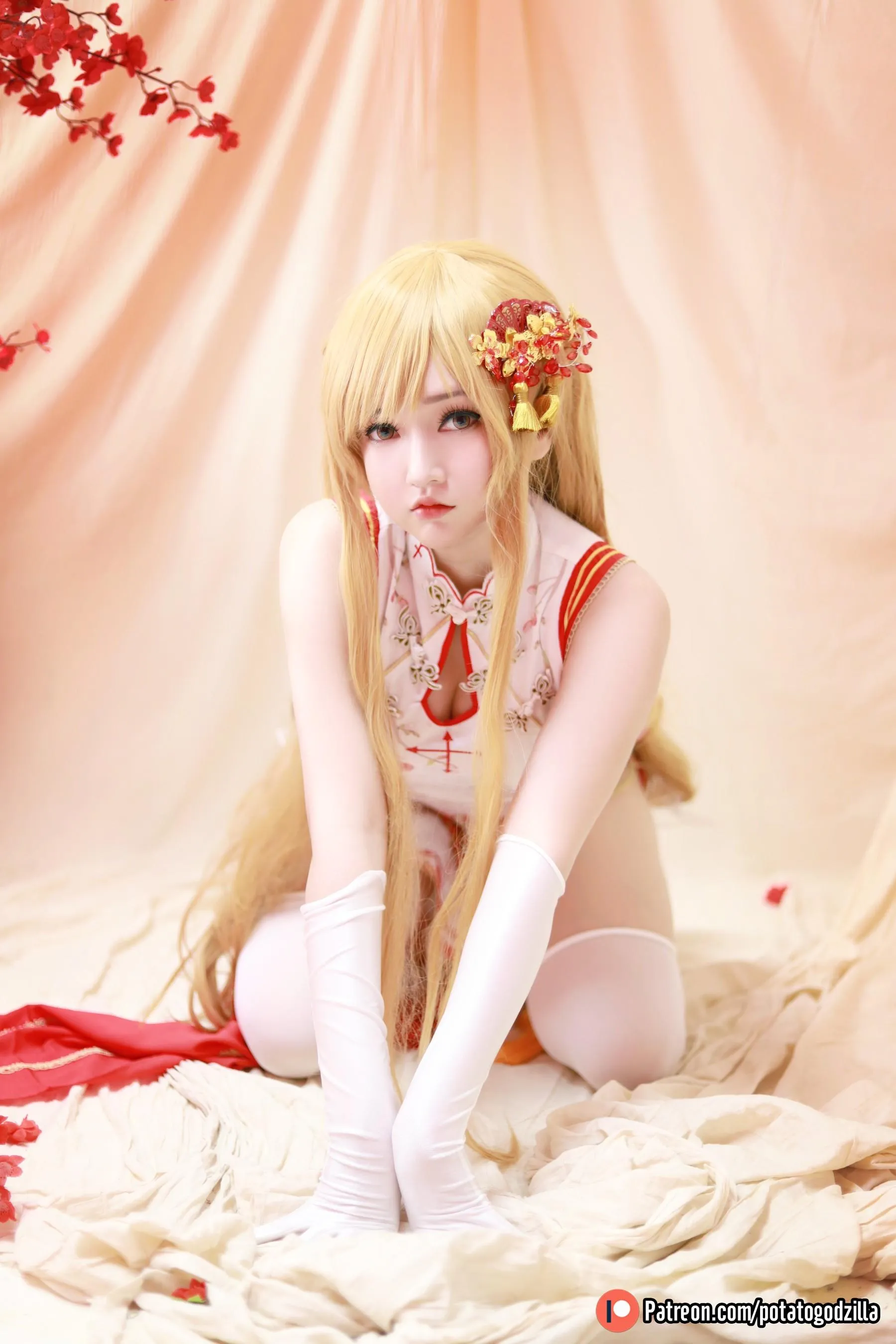 Potato Godzilla – NO.73 Asuna Yuuki Qipao [53P]插图4